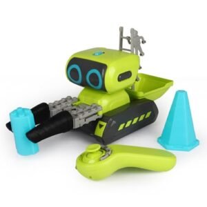 Leopmase Robot Toys for Boys & Girls, Remote Control Robert for Kids with Swingarm LED Eyes/Sounds Flexible Arms, Rc Robot Toys for Boys 4-6 8-12