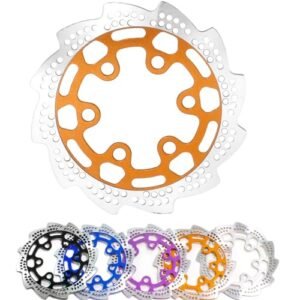 Losi 1/4 Promoto MX Rear Brake Rotor Aluminum 7075 Upgraded RC Components Motorcycle Parts for LOS06000T1 LOS06000T2 LOS06002 Replacement LOS362010 Orange