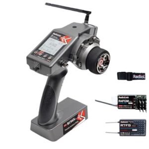 Radiolink RC6GS V3 7CH RC Radio Transmitter with Gyro Receiver for H&M RC Boats Cars and Tanks