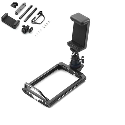 JOYSOG Aluminum Alloy RC Helicopter Frame Protector for Flysky Noble NB4 NB4 Pro NB4+ Transmitter Black