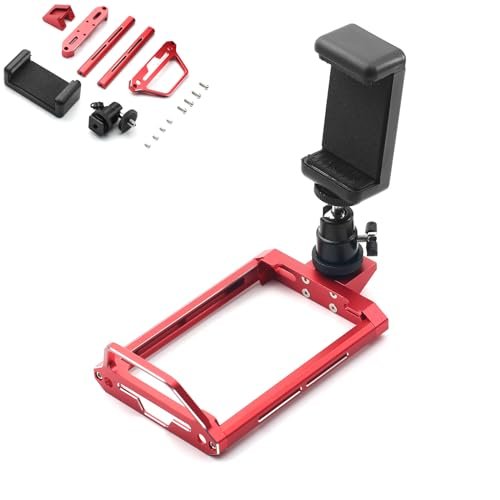 JOYSOG RC Willey Metal Bed Frame Protector for Flysky Noble NB4 NB4 Pro NB4 Plus Transmitter Red Aluminum Alloy