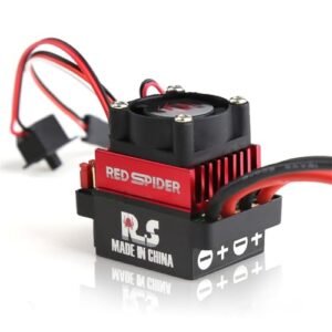 Brushed ESC Two-Way with Brake Waterproof Fucntion RC Parts Universal for 1/10 Scale RC Crawler TRX4 TRX6 SCX10 for RC Boat
