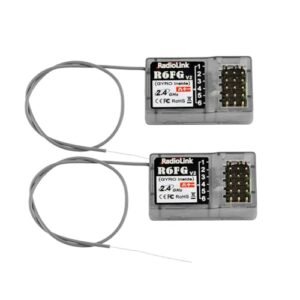 Radiolink R6FG 6CH Radio Receiver with Gyro for RC Jet Works 1300 Feet Long Range Control Compatible with RC4GS V3 RC6GS V3 RC4GS V2 RC6GS V2 T8FB T8S
