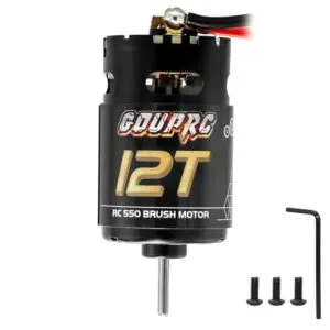 GOUPRC 550 12T Brushed Zenoah RC Boat Motor for Traxxas 1/10 RC Crawler Axial SCX10 TRX4 TRX6 AXI03007 HSP HPI Wltoys