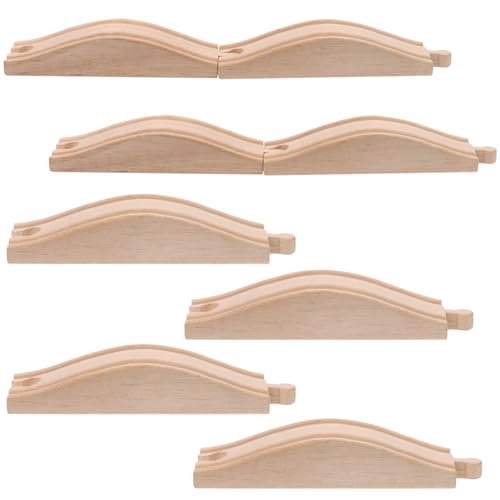 Youdaju RC Tire Expansion Pack 4PCS Wooden Train Track Accessories for Enhanced Playtime Compatibility