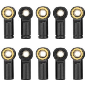 Vgoohobby 10Pack Aluminum M3 Link Rod Tie Rod End Ball Head Joint Holder 20mm for HPI RC Truck Bodies and DIY RC Models