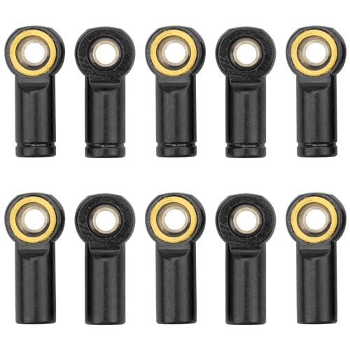Vgoohobby 10Pack Aluminum M3 Link Rod Tie Rod End Ball Head Joint Holder 20mm for HPI RC Truck Bodies and DIY RC Models