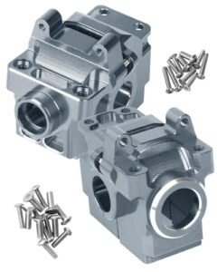 Wave Rage RC Boat Pairing Aluminum Gearbox Transmission Case Upgrade for 1/10 Slash Rustler Stampede Hoss VXL 4X4 4WD