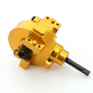 HSP Aluminum Rear Wave Box Gearbox Assembly RC Upgraded Parts for 94123 94107 94170 94108 94111 94118 RC Car Gold