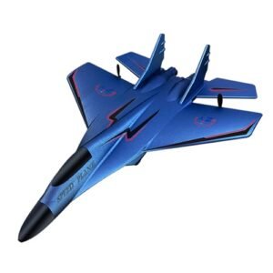 PUSLAKO Private Jet RC Plane 2.4GHz 2 Channel Remote Control Airplane with GYRO for Kids and Beginners