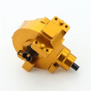 HSP RC Car Aluminum Front Wave Box Gearbox Assembly Upgraded Parts for Models 94123 94107 94170 94108 94111 94118 Gold