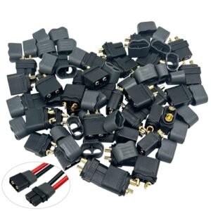 Amass RC 20 Pair XT60H Bullet Connector Plug Black Male Female with Sheath for Lipo Battery Plugs Use RC 20 Discount Code