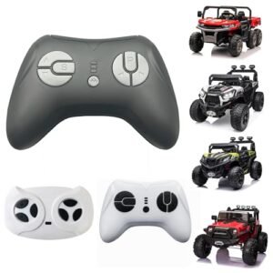JR1839FCC 2.4G Bluetooth Remote Control Transmitter Best Electric RC Truck Under 200 for Off Road Truck Power Wheels and Kids Electric Vehicles Ride On Toys Car