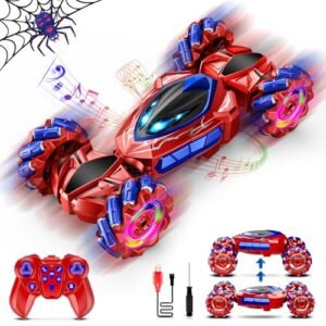 WhizGlowy RC Willey Outdoor Sectional Spider Remote Control Car for Boys 4 12 Years Old Rechargeable 4WD 2.4GHz Cool Toys