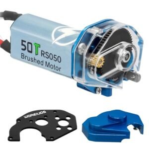 WOAEIUOS 050 50T Brushed Motor Tekin RC Crawler Motor Upgrade for 1/24 RC Crawler SCX24 AX24 Blue