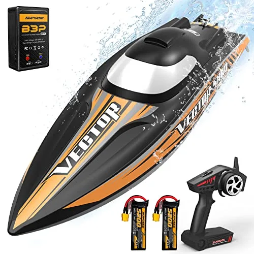 VOLANTEXRC Brushless RC Boat VectorSR80 Fast 45MPH 32.5 Inch High Speed Remote Control Racing Boat with Self Righting and Waterproof Design for Lakes and Rivers RTR 798 4