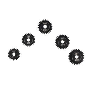 ADORLY 48P 24T 25T 26T 27T 28T Pinion Gear Set with Screw Driver 3.175mm for Nitro RC Hovercraft and Traxxas Models