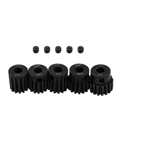 ADORLY 32P 5mm Pinion Gear Set 13T 14T 15T 16T 17T for Arrma 4s 3s Bigrock Grantie Senton Typhon Vorteks Kraton Mojave Outcast Fury Upgrades wtbcar rc parts