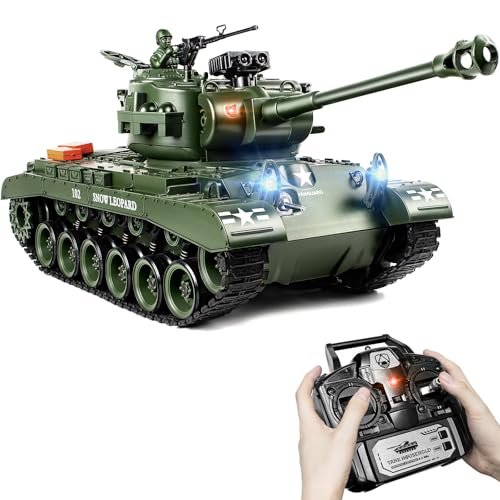 Supdex 1:18 RC Helicopter That Shoots Airsoft BBS 2.4Ghz Remote Control Toy with Smoke Lights Sound for Adults and Kids