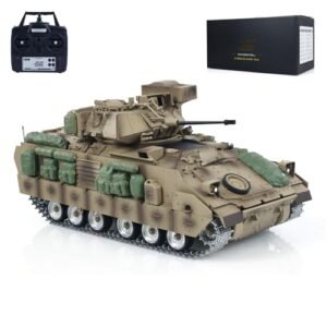 Wheelfun 1/16 TD RC Battle Tank Pro Edition with Infrared Battle System for Fighting RC Helicopters and More