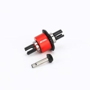 RCAWD Full Metal Gear Upgrade Front Transmission Module Set 40T 14T for 1 10 LOSI Baja Rey RC Truck Parts Red
