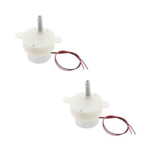 OTOTEC 2PCS Gear Motor 6 9V DC 2 5RPM Slow Speed Motor for RC Plane RTF Electric Trainer