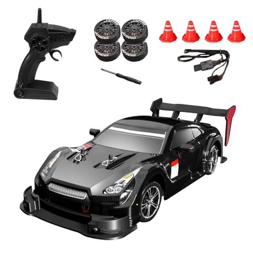 Hylukon Best RTR RC Truck Under 200 2.4GHz 1:16 Scale High Speed 30km/h 4WD Remote Control Drift Car With Lights