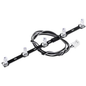 WEFEINO RC LED Light Bar 5LED Roof Lamp for 1 14 Tamiya Scania 770S 6x4 56368 8x4 56371 RC Truck Trailer Car Upgrade Parts