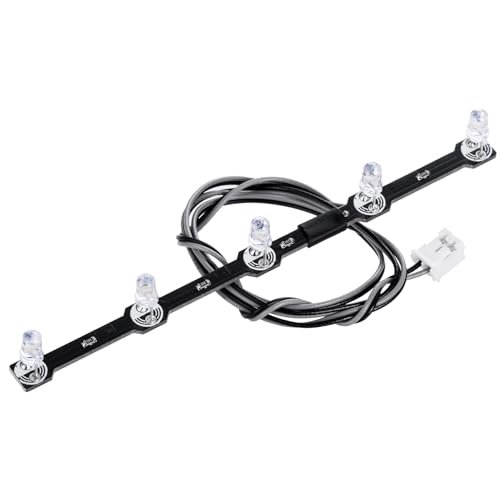 WEFEINO RC LED Light Bar 5LED Roof Lamp for 1 14 Tamiya Scania 770S 6x4 56368 8x4 56371 RC Truck Trailer Car Upgrade Parts