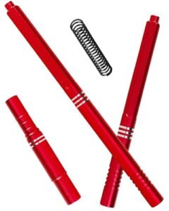 Horizon 4x4 RC Truck Aluminum Center Slider Driveshafts Upgrade for 1/10 KRATON Outcast 4X4 4S V2 BLX Replaces ARA311065 Red