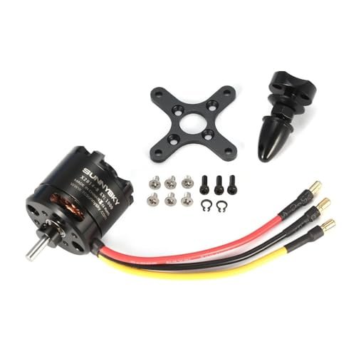 Generic 1PC X2814 900KV 1000KV 1100KV 1250KV External Rotor Brushless Motor for RC 3D Fixed-Wing Aircraft Airplanes (Special Edition KV1250)