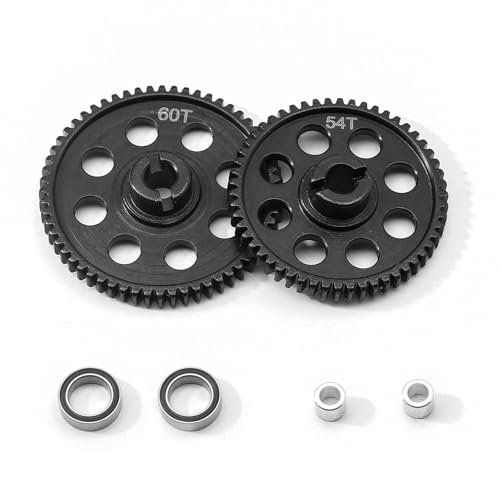 CHRCOED 0.5M 54T 60T Hardened Steel Spur Gear Upgrade for 1 18 Scale RC Rally Car Traxxas LaTrax Teton Rally Desert Prerunner