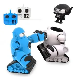 Sharper Image Toy RC Mecha Rivals Robots Two Player Wireless Remote Control Battle Set with Lights and Sounds