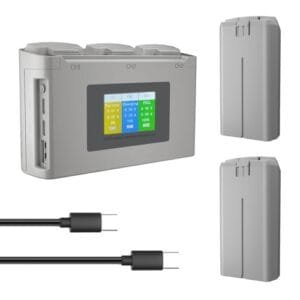Rszfnjxry Mini 4K Mini 2 Series Intelligent Flight Battery 2 Packs with Two Way Charging Hub Compatible with DJI Mini 4K Mini 2 Mini 2 SE Mini SE 2400mAh 31 Mins Flight Time Optimized RC Helicopter Charging Time