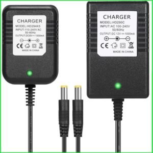 Kidzone 6V 12V RC On Car Battery Charger for Bumper Cars and Ride On Toys