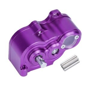 LCG Crawler R2 Metal Transmission Low Center of Gravity Gearbox for 1/10 RC Car SCX10 TRX4 RC4WD Capra Axle DIY Chassis Perfect for Center of Gravity RC Airplane Enthusiasts Purple