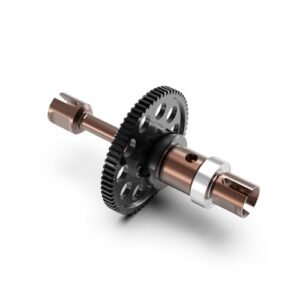 AMORIL Upgraded S2 Alloy Steel 60T CNC Central Gear Driveshaft for 1/10 Scale RC Semi Truck Body RZ001G A Part Number R11144
