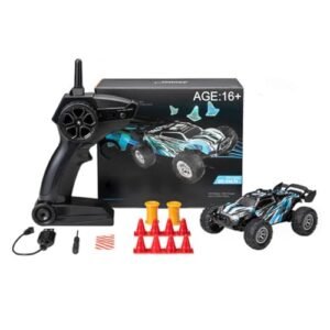 1/32 RC Off Road Truck, 20KM/H 4WD 2.4G Electric Waterproof Rechargeable Remote Control Drift Monster Crawler Car Vehicle (RTR Version)