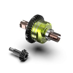 AMORIL Upgraded Aluminum Differential with 34T CNC Gear and 11T CNC Input Gear for 1 10 RC Truck Wheels and Tires Mini Remote Control Truck RZ001G A Part Number R11140