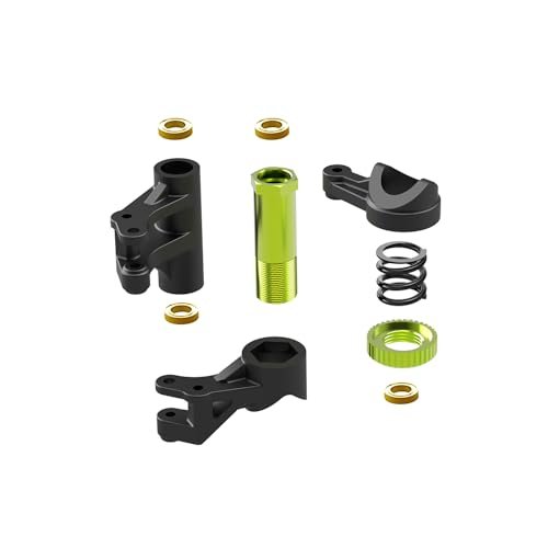 AMORIL Aluminium Steering Servo Saver Set 1/10 RC Car Complete for RZ001G A Part Number R11030 Perfect for RC Willey Draper Number Enthusiasts