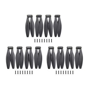 HS720 HS720E RC Plane Folding Wings 12PCS Propeller Set with 24PCS Screws for Aerial Photography Brushless Drone