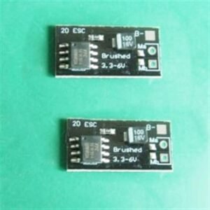 WAYRICH RC Brushed ESC 2 PCS 2.7A 1S Dual Way Micro Brushed ESC for RC Airplane and Model Car
