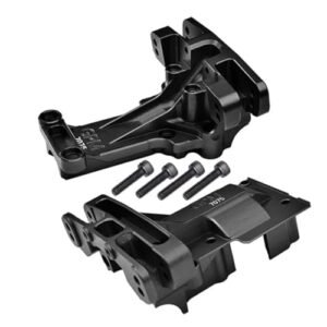 GPM Racing Aluminum 7075 Front Rear Upper Bulkhead Black for Traxxas XRT X Maxx 1 5 Scale