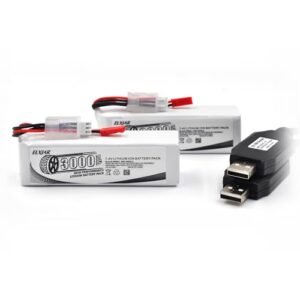 Frsky Taranis X9D Plus Radiolink Transmitter Rechargeable Li Po Batteries 7 4V 3000mAh 2 Pack with USB Charger Cable