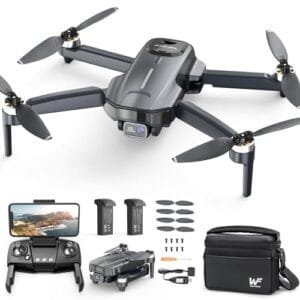WeFone WF31 GPS RC Quadcopter Flight Simulator with 4K Camera Brushless Motor 50 Min Flight Time