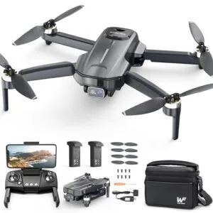 WeFone WF31 GPS RC Quadcopter Flight Simulator with 4K Camera Brushless Motor 50 Min Flight Time