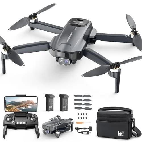 WeFone WF31 GPS RC Quadcopter Flight Simulator with 4K Camera Brushless Motor 50 Min Flight Time