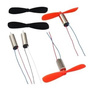 AeroXpert RC Micro Helicopter Parts 716 Hollow Cup Motor Propeller Kit for Quadcopter Drones