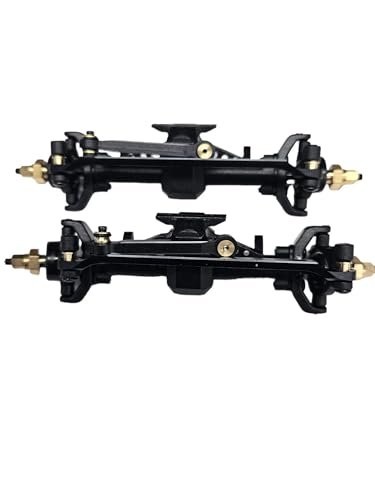 Mofo Rc X15 Front and Front Nylon Axle Set for 4 Wheel Steering Scx24 AX24 Perfect for RC Willey Job Application