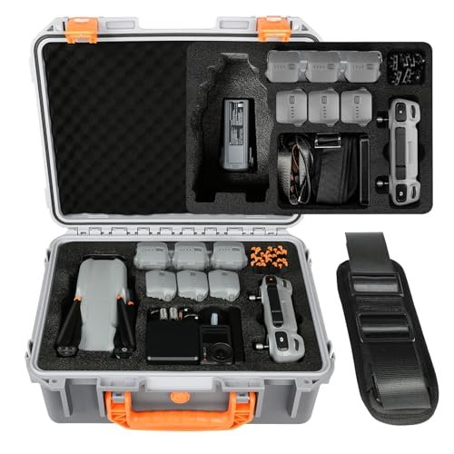 DJI Air 3S Air 3 PVC RC Plane Storage Hard Case Waterproof Protective Carrying Bag for Fly More Combo Accessories